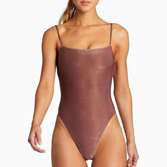 Nwt VITAMIN A jenna bodysuit supernatural metallic size 4/XS - Picture 1 of 6